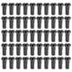 thumbnail image 4 of 50 Uds. De Pezones Para Radios De Bicicleta, Decoración De Radios, Puntas De Extremo, Tapa Para Radios De Bicicleta, 12mm, 14G, Negro, 4 of 5