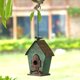 thumbnail image 2 of Casa para Pájaros Colgante de Metal MOCOME 20 cm de Altura, 2 of 6