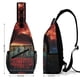 thumbnail image 2 of Stranger Things Riñonera Bandolera con Estampado Integral para Hombres y Mujeres, Bolso Cruzado Gráfico de Tendencia, Mochila de Hombro Streetwear para Ciclismo y Deportes, Riñonera Versátil Casual, 2 of 6