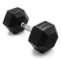 Cap Barbell - Mancuerna Cap Hexagonal Con Revestimiento De Mancuernas, 18,14 Kg/40 Libras, Nueva Edición