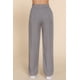 thumbnail image 3 of Saronite Pantalones Largos de Tencel con Cintura Elástica Lisa y Dos Bolsillos Laterales, Color Gris (para Mujer), 3 of 4