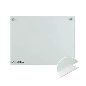 Igpro - Pizarra «Glass Pro» Vidrio Temperado Blanco De 60X90Cm 4Mm