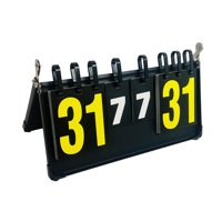 Magideal - Marcador De Mesa Portátil, Marcador De Números Digitales, Marcador De Puntuación Para Baloncesto, Voleibol, Deportes De Interior, Juegos De Equipo De