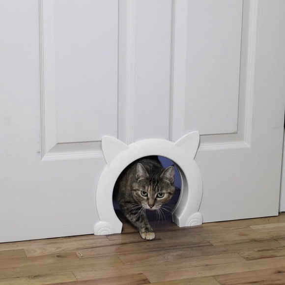 Puerta interior para gatos ikuso para puerta interior con material ABS