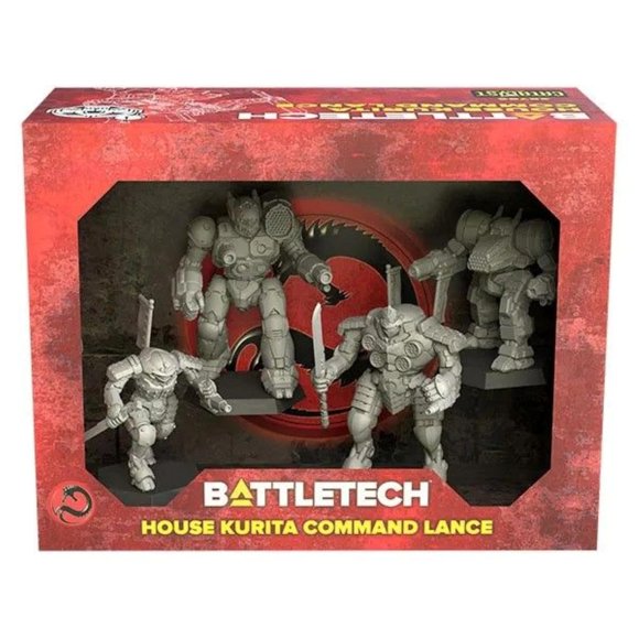 Figuras de Acción Catalyst Game Labs BattleTech Casa Kurita 4 piezas