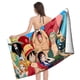thumbnail image 4 of One Piece Toalla de playa de secado rápido con diseño temático, regalo para mujeres y niñas, ideal para cumpleaños, fans, amantes de la música, uso en la playa o al aire libre, 78 × 150 cm, 4 of 6