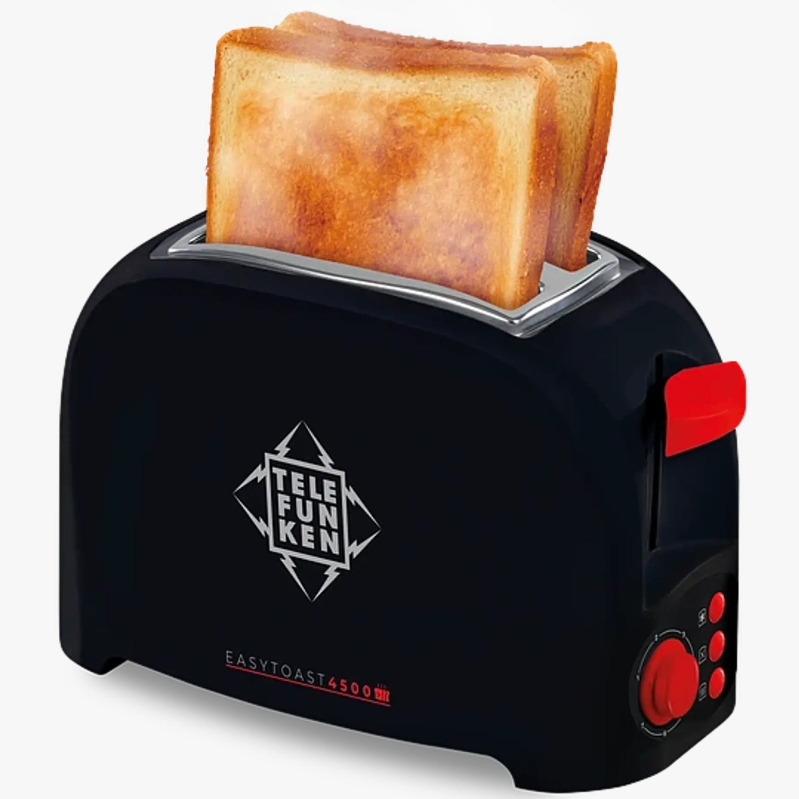 Tostador Eléctrico Telefunken Easytoast 4500 2 Rebanadas De Pan Potencia De 900w