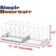 thumbnail image 2 of Organizador de sartenes, simple, para artículos del hogar, ampliable, 10 compartimentos, 2 of 8