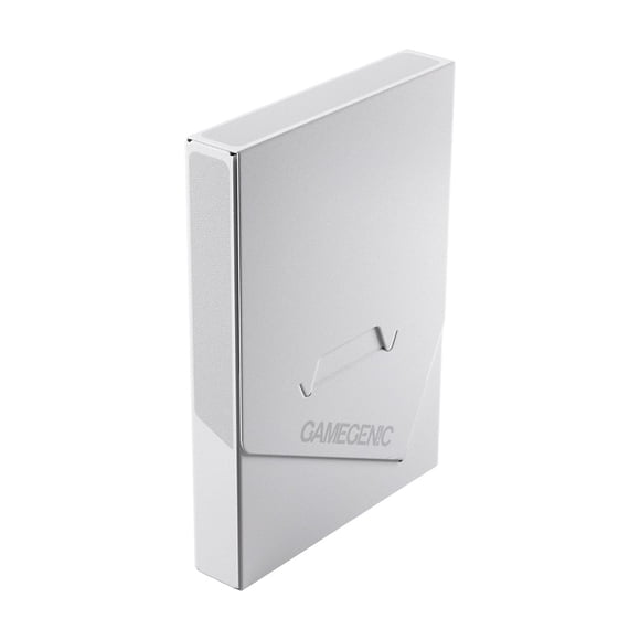 Tarjetero Gamegenic Cube Pocket para más de 15 mazos, color blanco