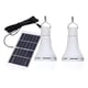 thumbnail image 1 of Ampolleta Pack X2 Solar 5w Con Panel Solar Lampara Colgante Portatil Recargable Iluminacion Exterior Camping Jardin FIGOIMPORT, 1 of 11