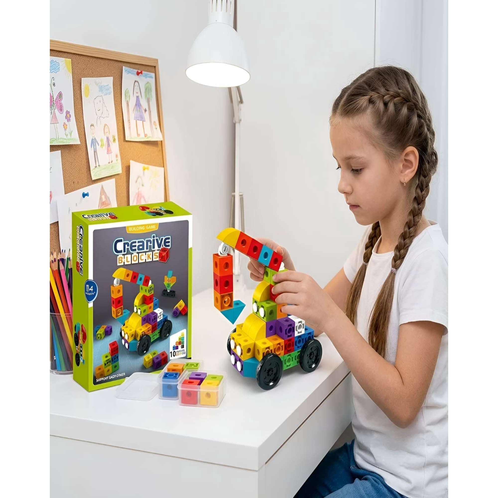 Decoideas - Set De Construcción Creative Blocks - Bloques Didácticos Para Niños