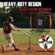 thumbnail image 5 of Red de Entrenamiento de Béisbol y Softbol BaseGoal 6x6 pies con Tee de Batting, 5 of 9