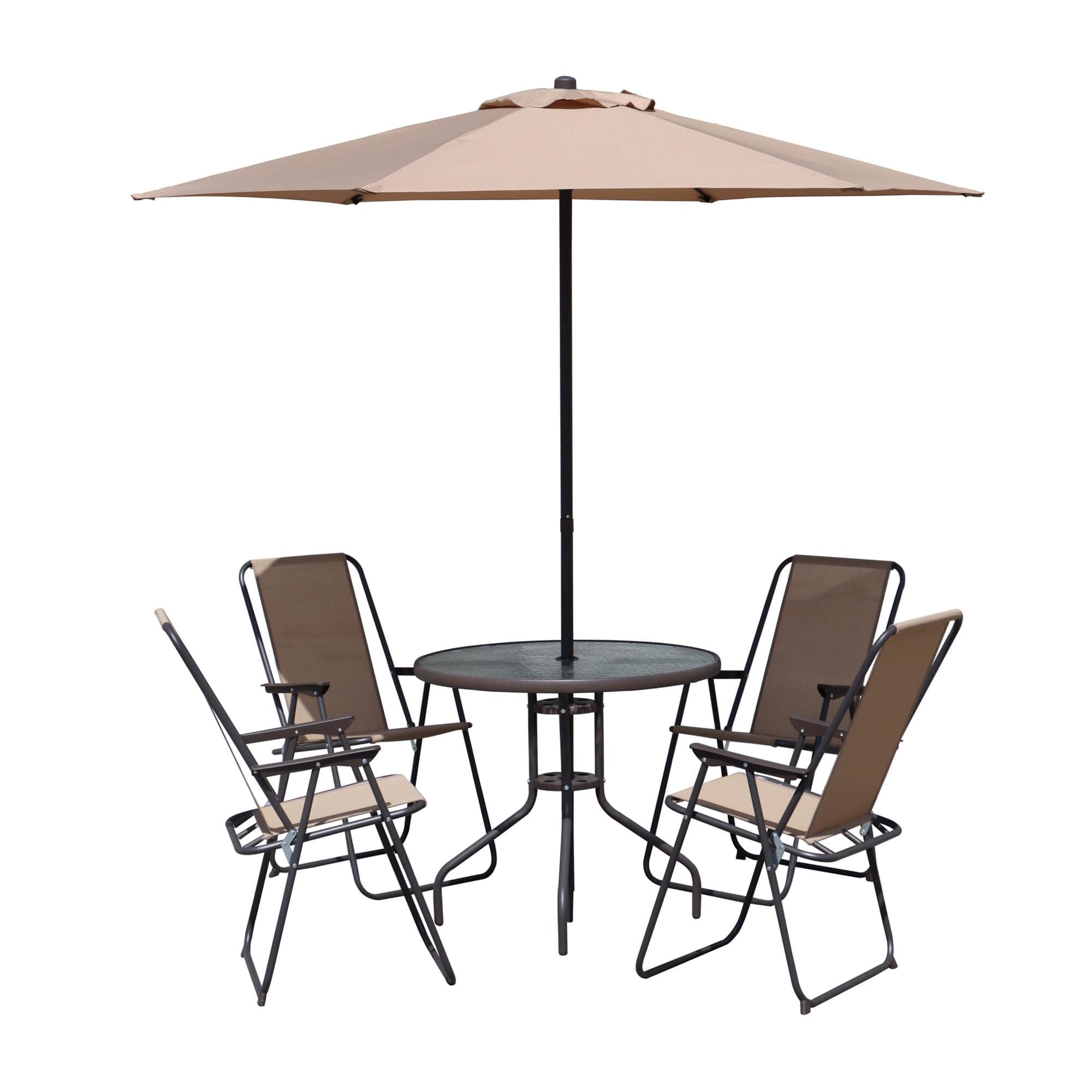 Mainstays - Juego Terraza 6 Piezas Cs017-Be Marrón - Beige