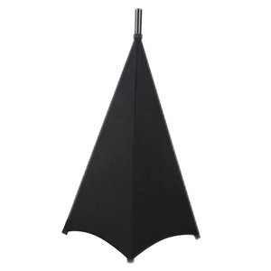 Magideal - Cubierta De Soporte De Universal, Cubiertas De De Dj Flexibles Estirable De Dos Cara/Triple Cara Para Banquetes , Negro 3 Negro 3 Lados