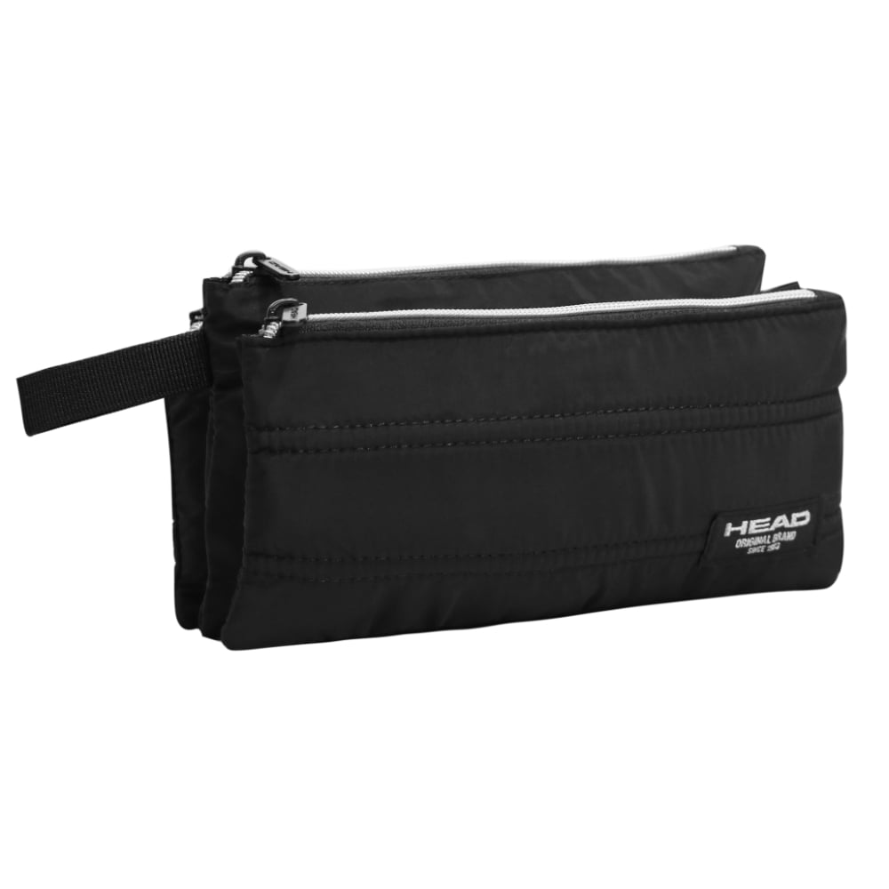 Estuche Triple Hombre March Negro Silver Head