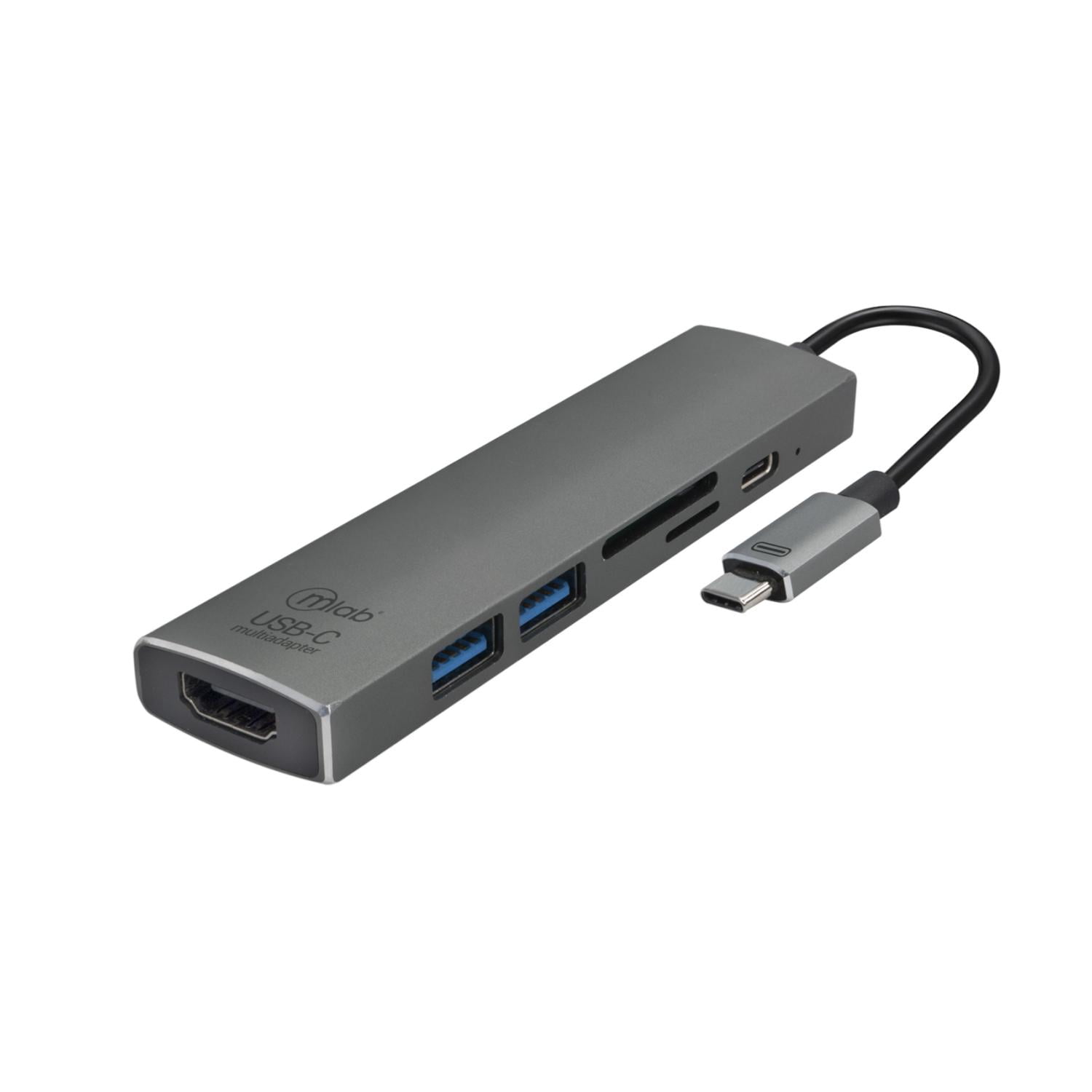 Mlab - Hub Adaptador Usb C A 2 Usb 3.0 Hdmi Usb C 8863