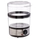 thumbnail image 1 of Vaporizador eléctrico de alimentos Brentwood TS-1005 de 5 L, 2 niveles, acero inoxidable, 1 of 8
