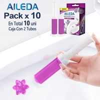 Bloque Adhesivo Inodoros /Limpiador - Aileda Aroma A Lavanda 36Ml En Total 10 Cajas