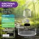 thumbnail image 5 of Pet Fountain Brook Glass 2.7 L para gatos y perros pequeños con filtro, 5 of 6