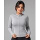 thumbnail image 3 of Chaqueta Deportiva Mujer Ajustada con Capucha, Cierre Completo y Bolsillos, 3 of 4