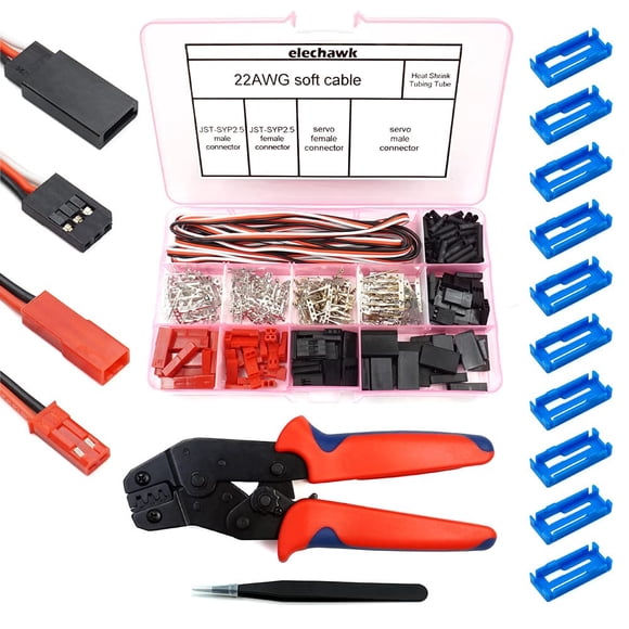 Kit De Cables Crimpados Con Conector Servo Con Herramienta De Crimpado