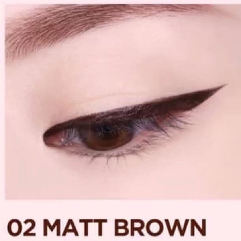 Lily By Red - Delineador Coreano De Ojos De Larga Duración, Am9 To Pm9 Survival Penliner 02 #Matt Brown