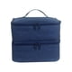 thumbnail image 3 of Bolsa De Almacenamiento De Esmalte De Uñas Con Capacidad Para 30 Botellas Portátil Para Regalo De Mujer De Maquillaje De Viaje Azul, 3 of 3