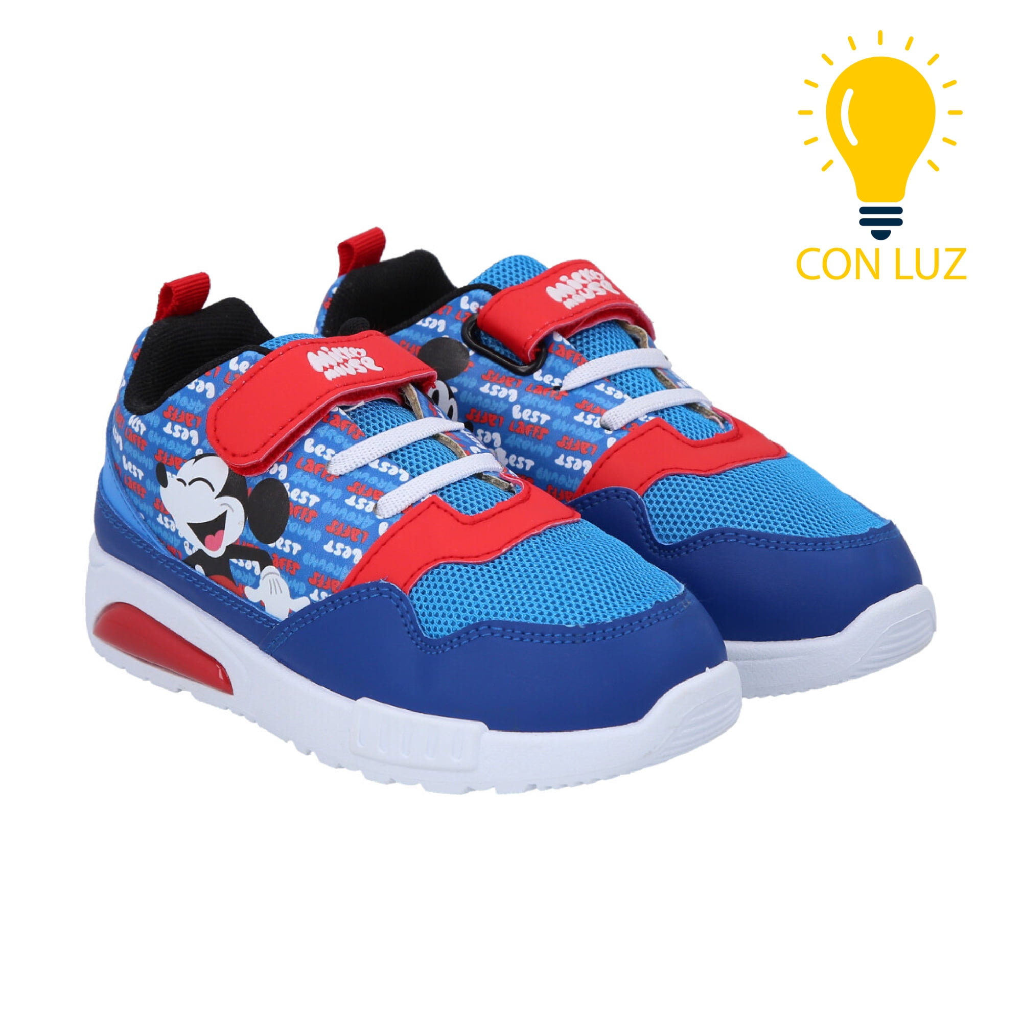Zapatilla Niño Mickey Mouse Con Luces