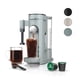 thumbnail image 1 of Cafetera monodosis especial Ninja Pods & Grounds, compatible con cápsulas K-Cup, espumador de leche incorporado, 6 oz. Taza a 24 oz. Tamaños de tazas de viaje, cafetera helada, azul glaciar, PB051GB, 1 of 3