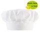 thumbnail image 5 of Juego de delantal y gorro de chef CRJHNS Kids ajustable de algodón blanco, 5 of 7