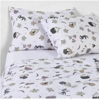 Genérico - Sabanas Ec Cannon 1.5 Plaza 200 Hilos Color Blanco Mystic