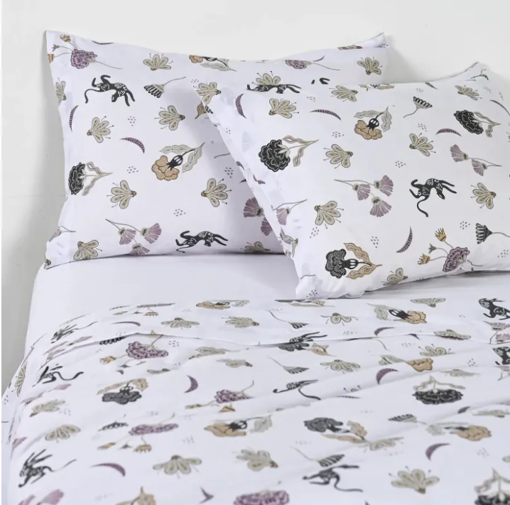 Genérico - Sabanas Ec Cannon 1.5 Plaza 200 Hilos Color Blanco Mystic