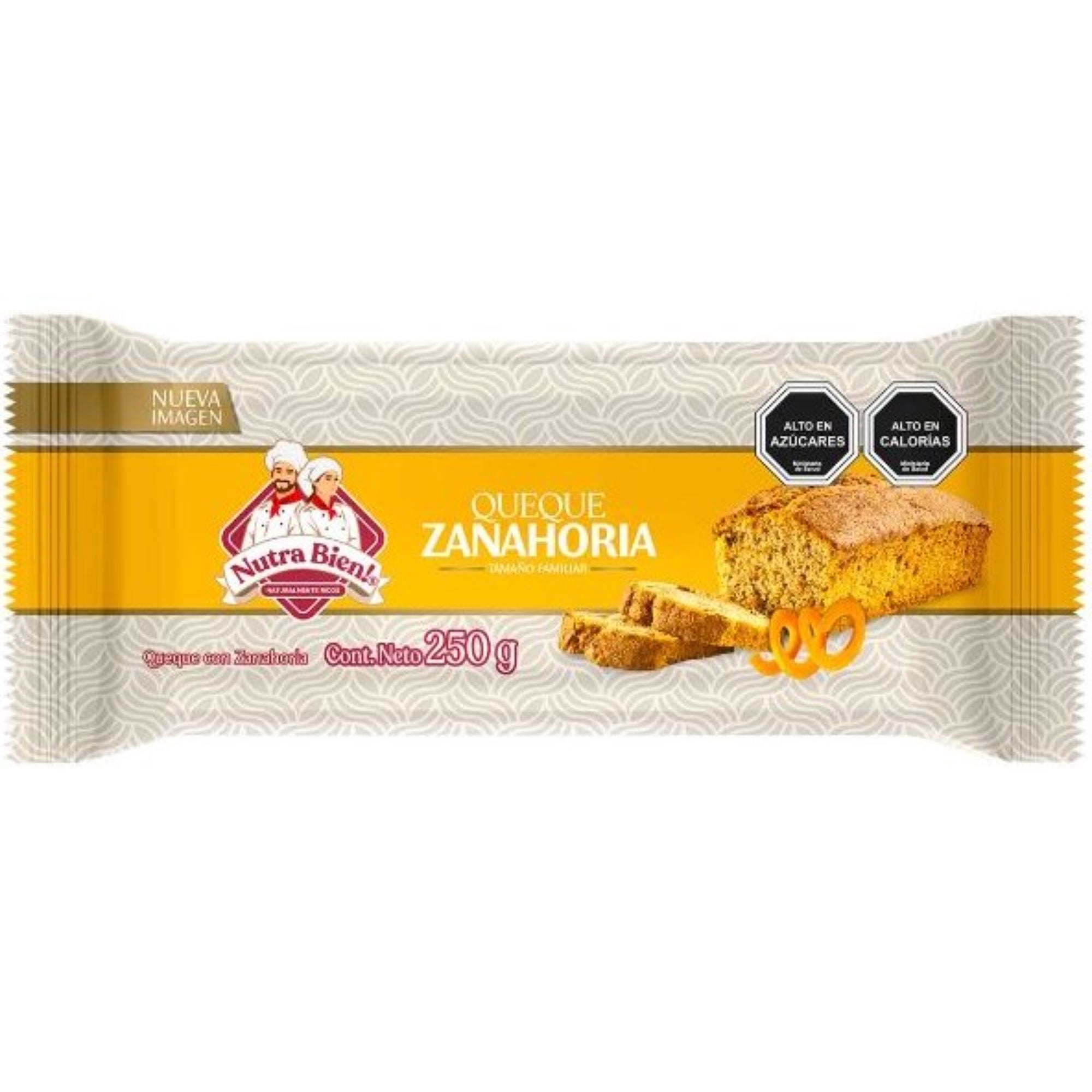 Queque Zanahoria 250 g Nutra Bien