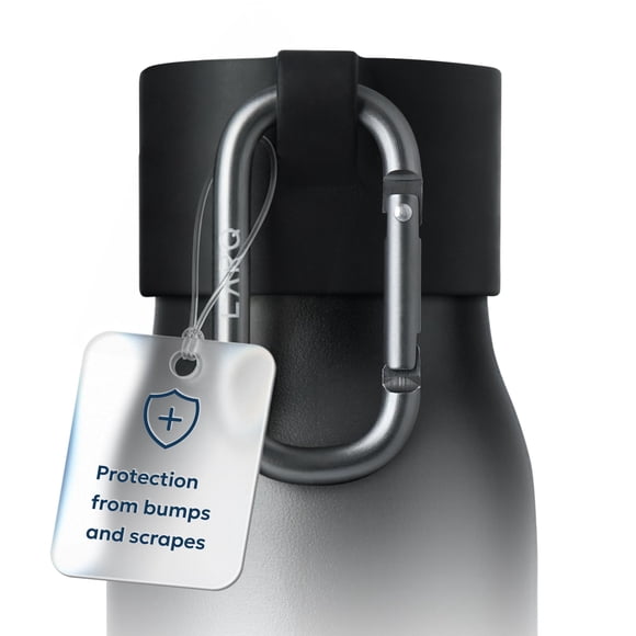 Accesorio LARQ Active Loop negro con protector contra golpes y mosquetón