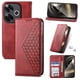 thumbnail image 1 of Funda Flip FOXDOCK para Xiaomi Redmi Turbo 3 5G , Estilo Billetera con Diseño Rombo, Correa de Mano y Soporte, Uso Diario, 1 of 6
