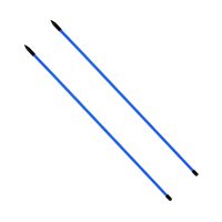 Magideal - Palos De Entrenamiento De Alineación De Golf Paquete De 2 Varillas De Práctica De Ayuda De Alineación De Golf De 48 Pulgadas , Azul