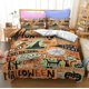 thumbnail image 1 of Scard Moonless Night Quilt Duvet Cover Set Super Kids Bed Linen Queen3-Piece Bedding Set, 1 of 5