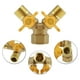thumbnail image 2 of Conector de Manguera de Gas de 2 Vías Válvula de Controlador de Carpintero, 2 of 3
