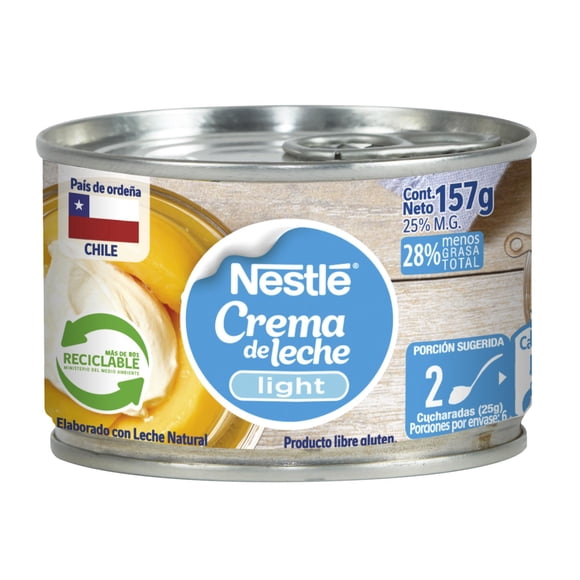 Crema De Leche Light Tarro, 157 g
