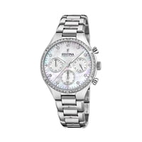 Reloj F20401/1 Festina Blanco Mujer Boyfriend Collection
