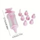 thumbnail image 3 of 9pcs Set Cookie Biscuit Mold Decorating Gun Set Baking Tool Cake Extruder, 3 of 4
