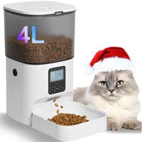 Comedero Automático Para Gatos Andoll Home 4L Con Grabadora De Voz De 10 Segundos