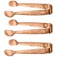 thumbnail image 1 of 3 mini pinzas para servir, de acero inoxidable rosa, para azucareros, pequeñas pinzas para hielo, ideales para té, café, aperitivos y postres., 1 of 5
