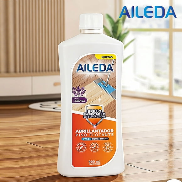 Abrillantador Piso Flotante Aileda 900ml En Botella Lavanda