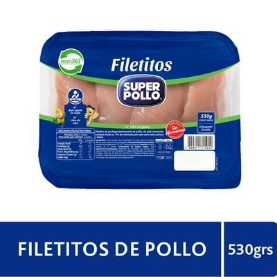 Pollo Filetitos Envasado 530 G Super Pollo