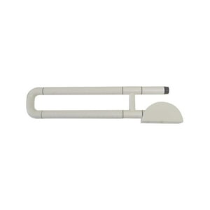 Glomed - Barra De Seguridad Abatible Baño Horizontal 60 Cm Blanco
