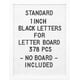 thumbnail image 1 of Set de letras G GAMIT precortadas, 378 piezas, estándar, 2,54 cm, negro, 1 of 5