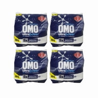 Pack 4 Unidades Detergentes En Polvo Omo Ultrapower 400 Grs
