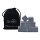 thumbnail image 3 of 9 Uds. De Piedras De Whisky, Cubitos De Hielo Reutilizables, Juego De Regalo Recongelable, Cubitos De Hielo De Mármol, 3 of 5