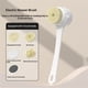 thumbnail image 2 of Cepillo de cuerpo eléctrico para exfoliar y masaje, cepillo de baño eléctrico de manija larga, cepillo de piel giratorio con 5 cabezas de cepillo giratorio para hombre y mujer, 2 of 3